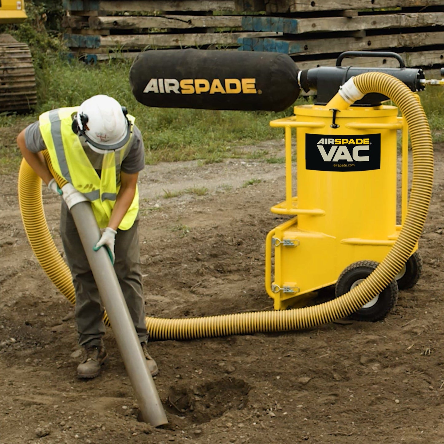 AirSpade Vac Vacuum Excavator Application