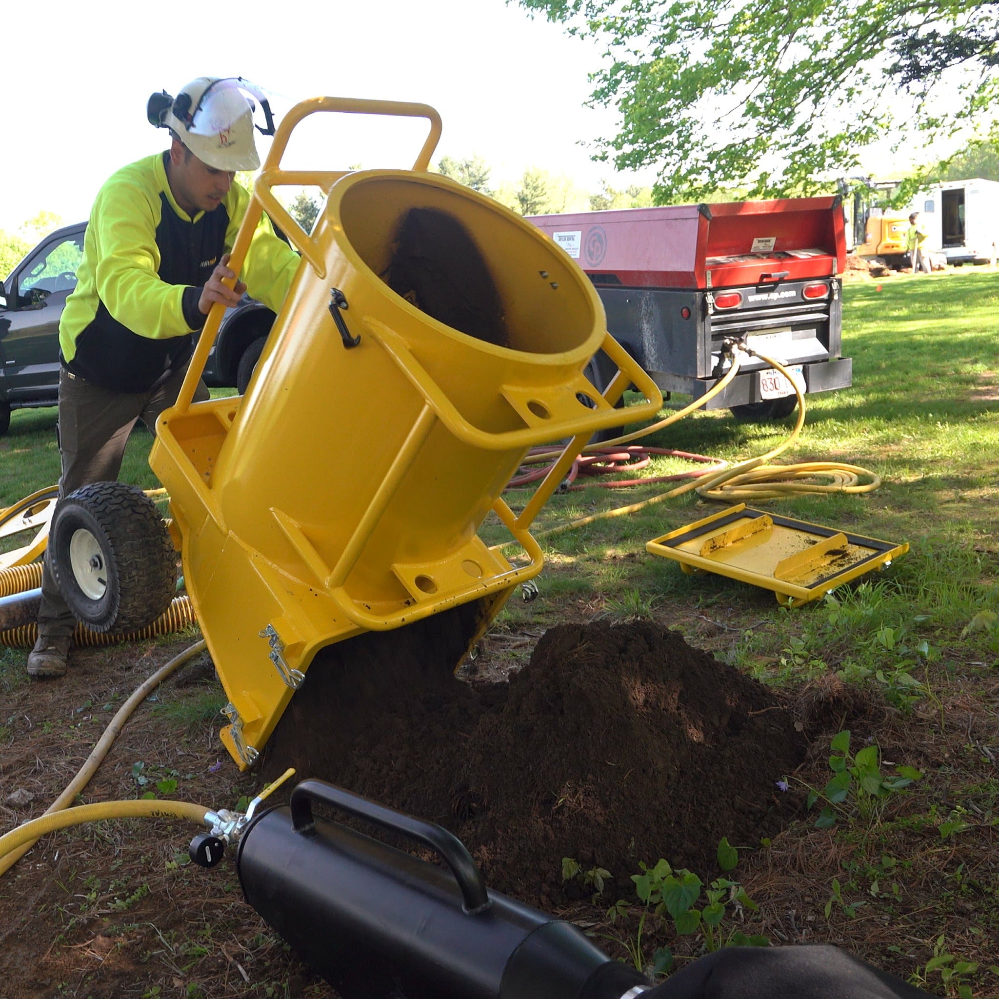 AirSpade Vac Vacuum Excavator Application